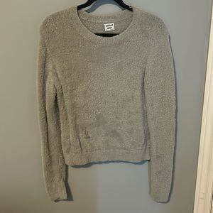 Medium fuzzy grey SUNDAY BEST long sleeve